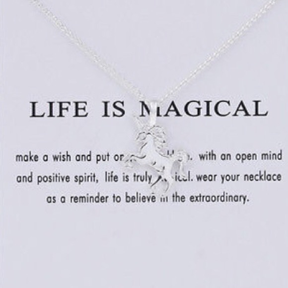 Gold & Silver Magical Unicorn Necklaces! - Picture 2 of 2